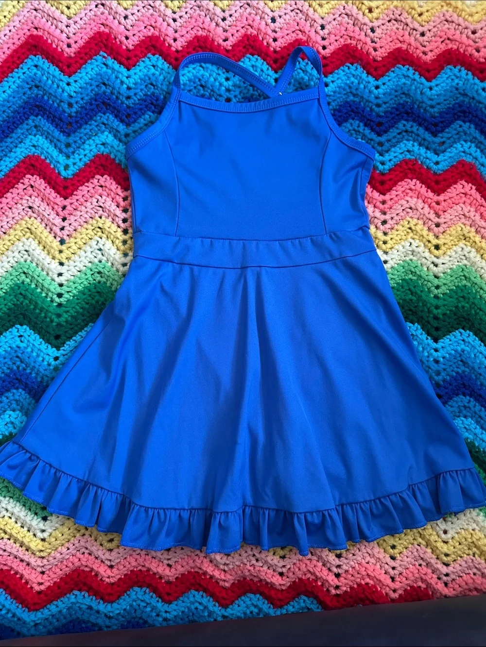 Royal Blue 6-7T Athletic Dress